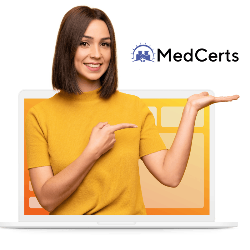 Logo of Medcerts, representing innovation in healthcare and credential verification.