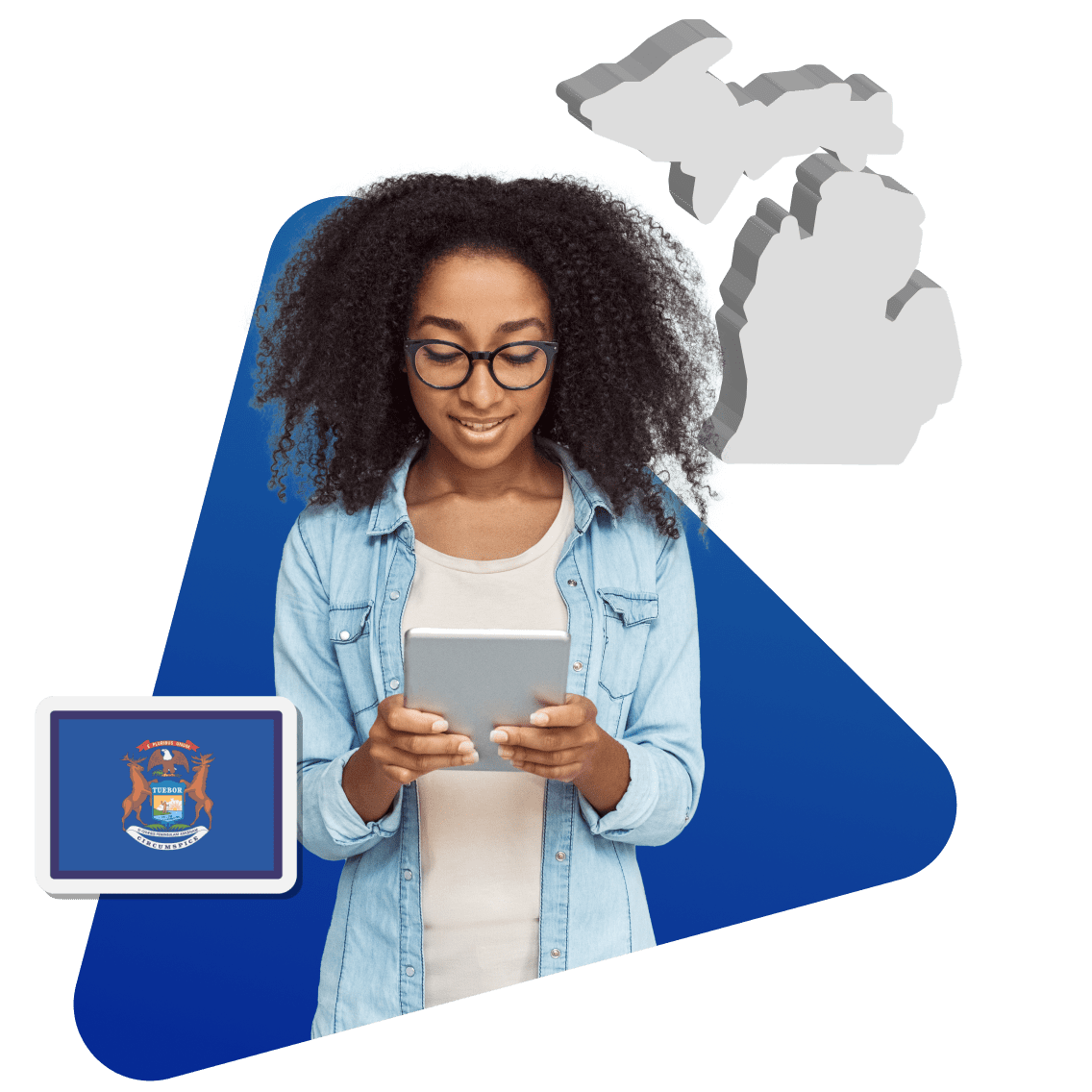 A detailed map of Michigan, highlighting its counties, cities, and major geographical features for navigation and reference.